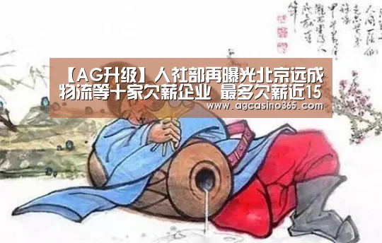 【AG升级】人社部再曝光北京远成物流等十家欠薪企业 最多欠薪近1500万(图3) AG电竞